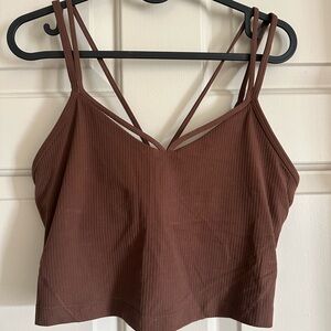lululemon athletica Brown Crop Top